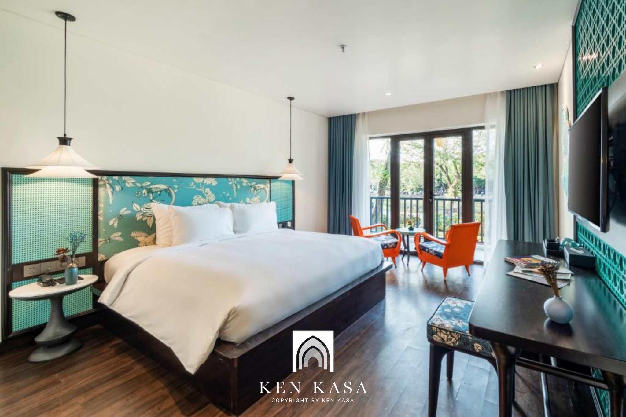 Mẫu thiết kế ph&ograve;ng suite của De An Hoian Hotel 